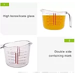 Cana Gradata Termoresistenta, Sticla Borosilicata, Mom, 0.5L, Studio Casa