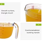 Cana Gradata Termoresistenta, Sticla Borosilicata, Mom, 0.5L, Studio Casa