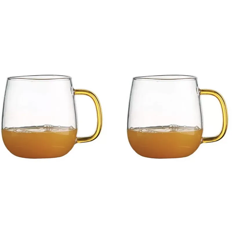 Set 2 Cani Thermo My Cup Pentru Ceai, Lapte Sau Orice Bautura Rece Sau Calda, 480Ml, Delcaffe