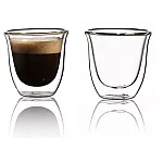 Set 2 Pahare Thermo Cu Pereti Dubli, Espresso 80, Delcaffe, 80Ml