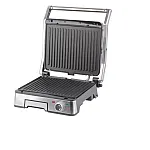 Gratar Electric Ardes, Ar1S40, 1800 W, Grill, Invelis Antiaderent, Termostat Reglabil,Inox, Placa Detasabila