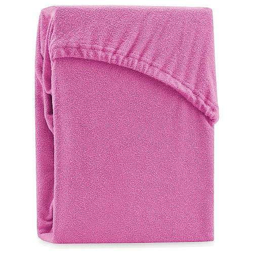 Cearceaf De Pat Cu Elastic 160*200+25 Cm  Yuny  Mally Home – 100%Bbc - Fucsia