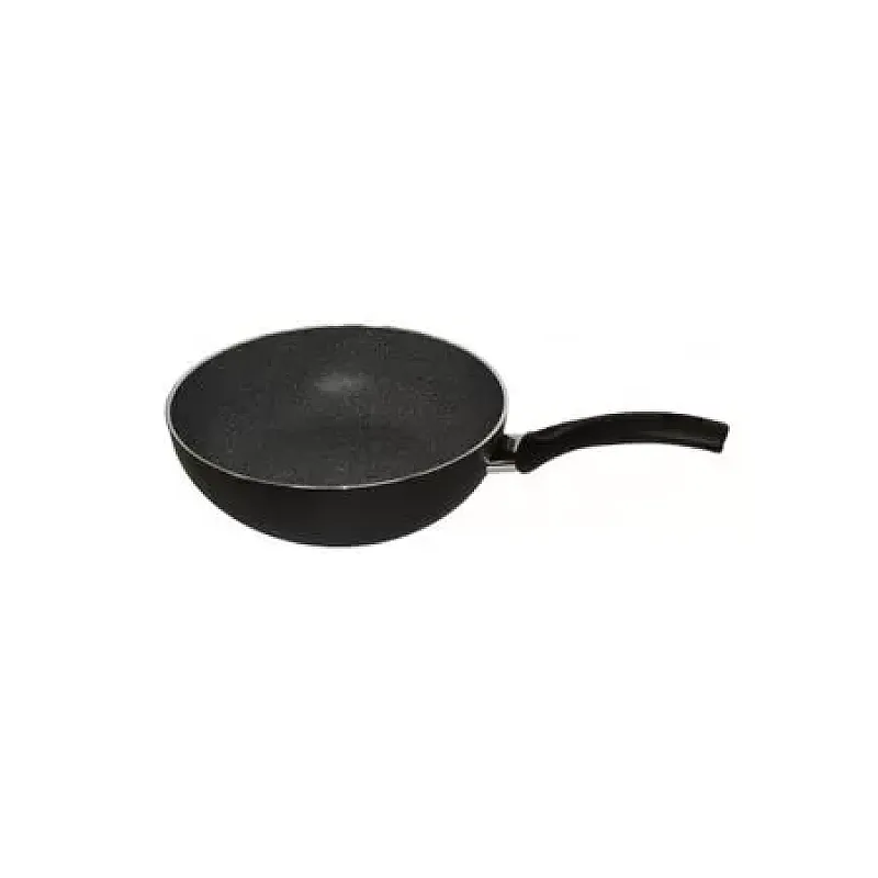 Set Tigaie Inalta Aluminiu 26 Cm + Tigaie Cu Maner 24 Cm + Capac Multisize 24/26/28 Cm Pepita Granit, Studio Casa