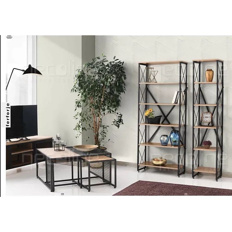 Etajera Stil 80 Wood & Iron Design Studio Casa