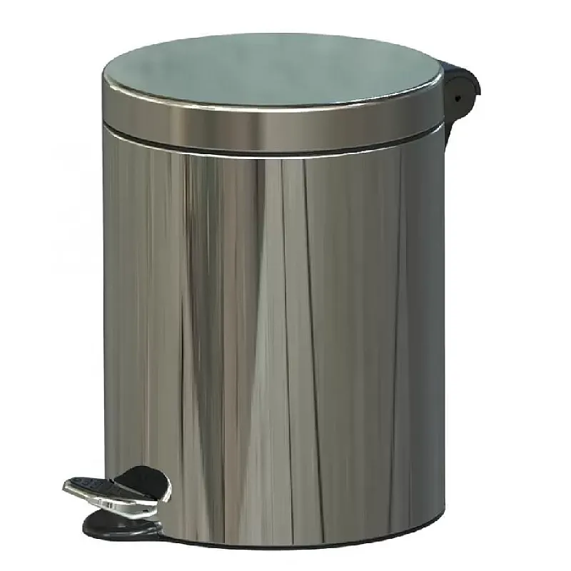 Cos Menajer De Gunoi Cu Pedala, Inox, 5L, Opera, Studio Casa