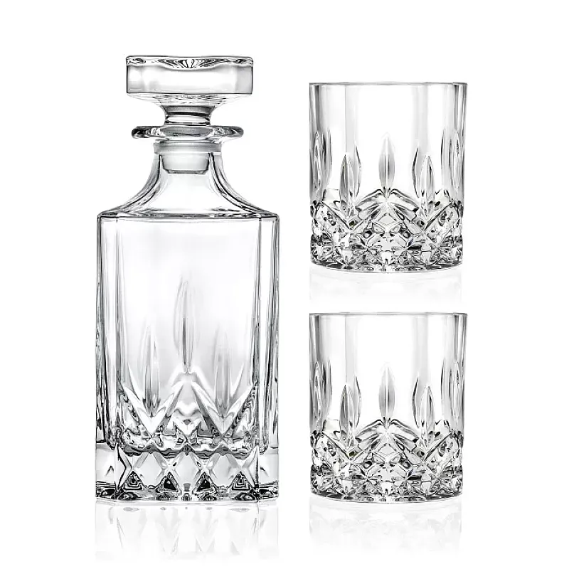 Set 3 piese whisky Opera Dof,  Rcr Crystal