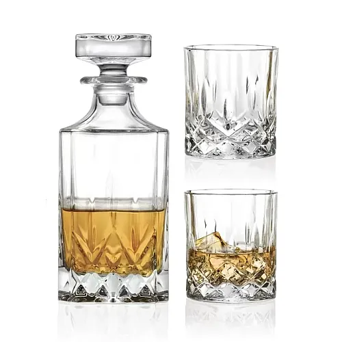 Set 3 piese whisky Opera Dof,  Rcr Crystal