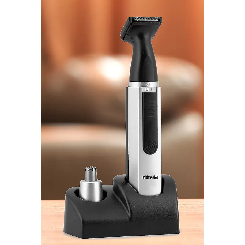 Aparat de tuns Goldmaster GM-7165, Lame otel, Alimentare Baterii