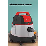 Aspirator cu sac Goldmaster Kurem GM-7590S, 2200W, Colectare 20l