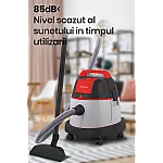 Aspirator cu sac Goldmaster Kurem GM-7590S, 2200W, Colectare 20l