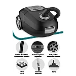 Aspirator cu sac Goldmaster Zen GM-7575S, 900W, Negru