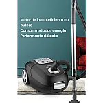 Aspirator cu sac Goldmaster Zen GM-7575S, 900W, Negru