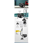 Aspirator cu sac Goldmaster Zen GM-7575S, 900W, Negru