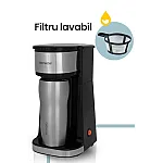 Aparat de cafea cu filtru, Goldmaster Gezgin GM-7365, 750W, Termos
