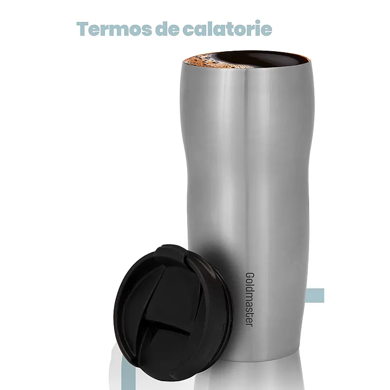 Aparat de cafea cu filtru, Goldmaster Gezgin GM-7365, 750W, Termos