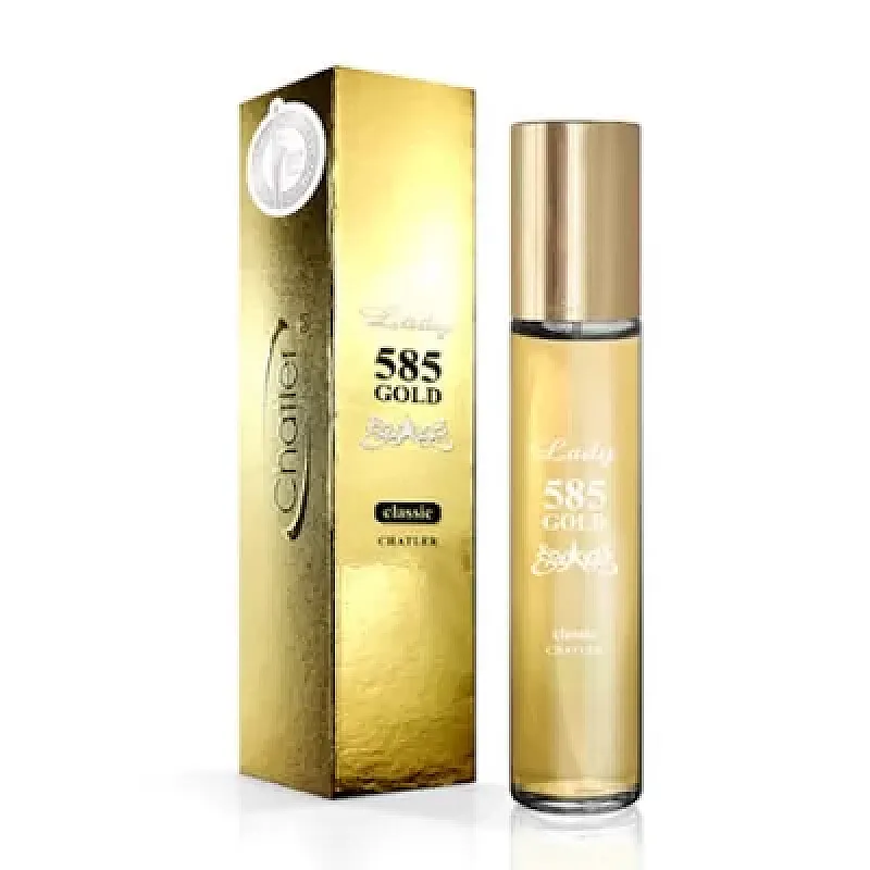Apa de parfum, Chatler, 585 Gold Lady, Femei, 30ml