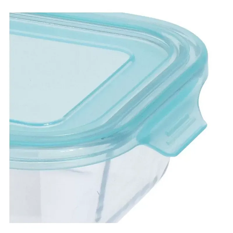 Caserola Sticla Borosilicata cu Capac, Termorezistenta, pentru depozitare alimente, Fresh, 1.5 L, Studio Casa