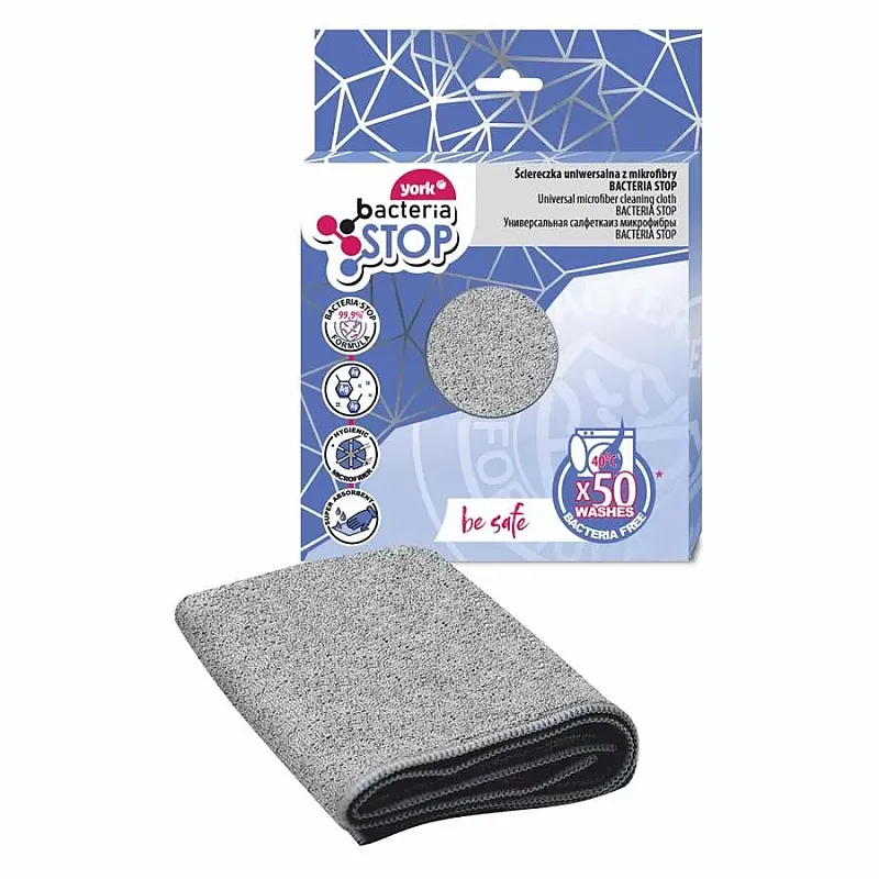 Laveta microfibra universala, Bacteria Stop, Studio Casa, Gri