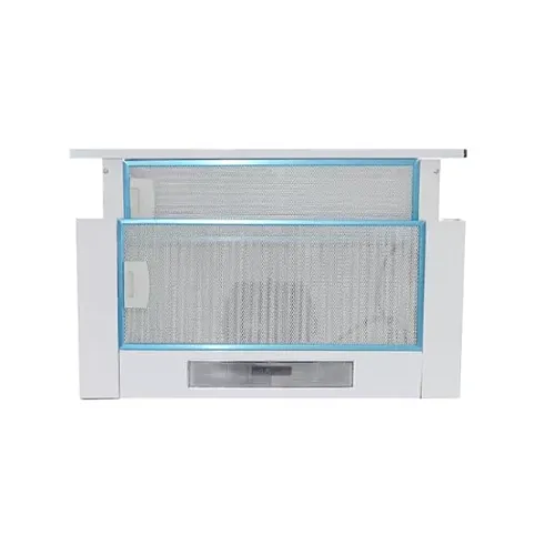Hota incorporabila telescopica Studio Casa Alizee 60 WH, 60 cm, 2 motoare, putere de absorbtie 450 m3/h, Alb