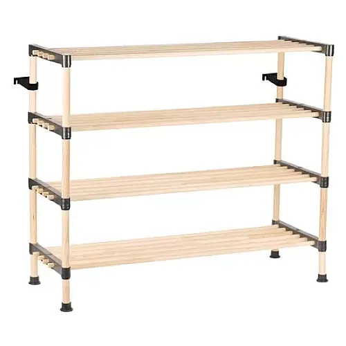 Etajeră din lemn,H 63 cm, 4 polite, Seowood