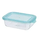 Caserola Sticla Borosilicata cu Capac, Termorezistenta, pentru depozitare alimente, Fresh, 1.5 L, Studio Casa