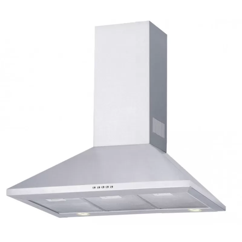 Pachet Aragaz clasic 5 arzatoare gaz, Cuptor gaz, 90x60cm, Studio Casa, FE9060 Inox, Grill, Rotisor, Aprindere electrica+Hota Decorativa 90 Cm, Kaminox90, 1 Motor Turbo , Studio Casa