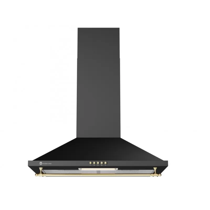 Pachet Toscana Cuptor Electric Fe660Blk+Plita Toscana Pg660Blk+Hota decorativa Studio Casa Onda Retro Black