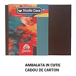 Lenjerie pat dublu Star Life Studio Casa, 100% Bumbac ranforce, Cearceaf pilota 200 x 200 cm, Cearceaf pat 220 x 240 cm, 2 fete de perna 50 x 70 cm, Multicolor