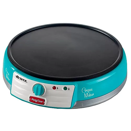 Aparat De Preparat Clatite Party Time 0202 Ariete, 1000W, Termostat Reglabil, Bleu