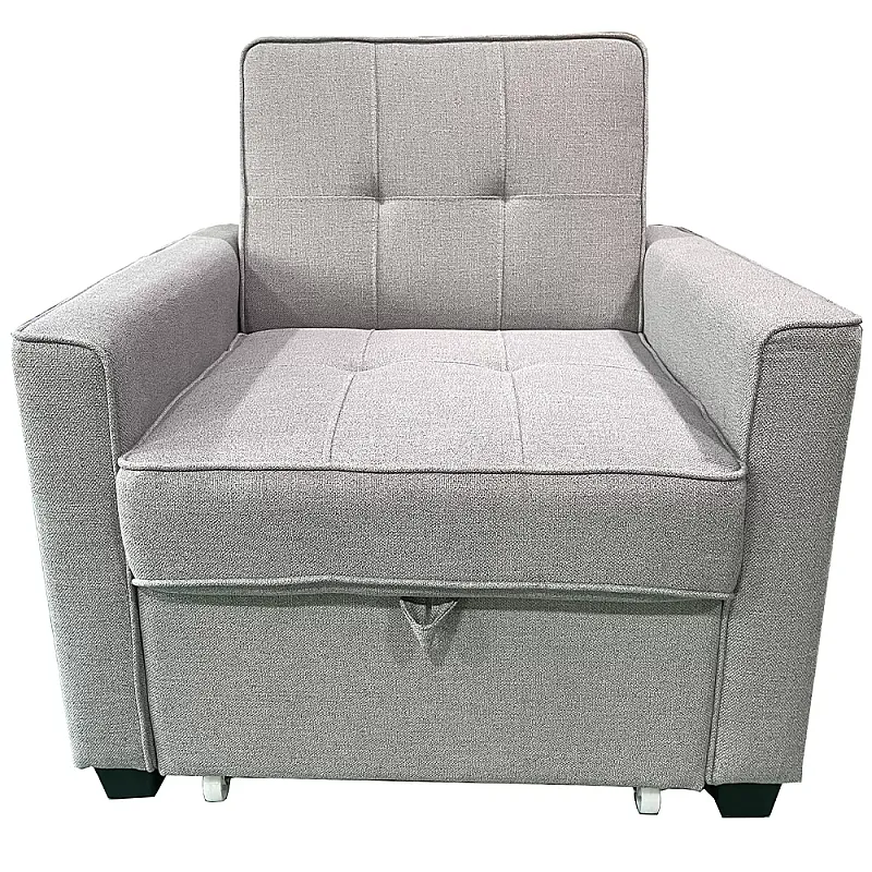 Fotoliu Extensibil CONFORT, stofa gri , dimensiuni 81 x 84 x 85,5 cm, SET B, Smart Living Studio Casa