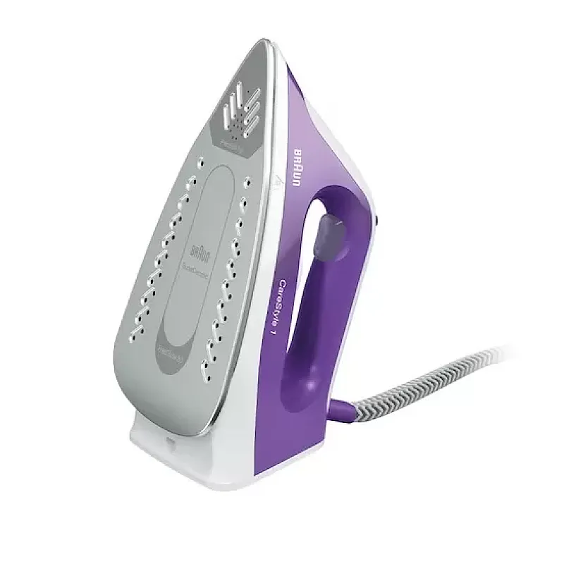 Statie de calcat Braun Carestyle 1 IS1014PU,6 bari, abur variabil 120g/min, jet de abur 360g/min, rezervor 1.5L, talpa Super Ceramic, Alb/Violet