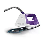 Statie de calcat Braun Carestyle 1 IS1014PU,6 bari, abur variabil 120g/min, jet de abur 360g/min, rezervor 1.5L, talpa Super Ceramic, Alb/Violet