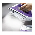 Statie de calcat Braun Carestyle 1 IS1014PU,6 bari, abur variabil 120g/min, jet de abur 360g/min, rezervor 1.5L, talpa Super Ceramic, Alb/Violet