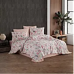 Lenjerie pat dublu Bubble Rose Studio Casa, Polycotton, Cearceaf pilota 180 x 200 cm, Cearceaf pat 200 x 220 cm, 2 fete de perna 50 x 70 cm, Multicolor