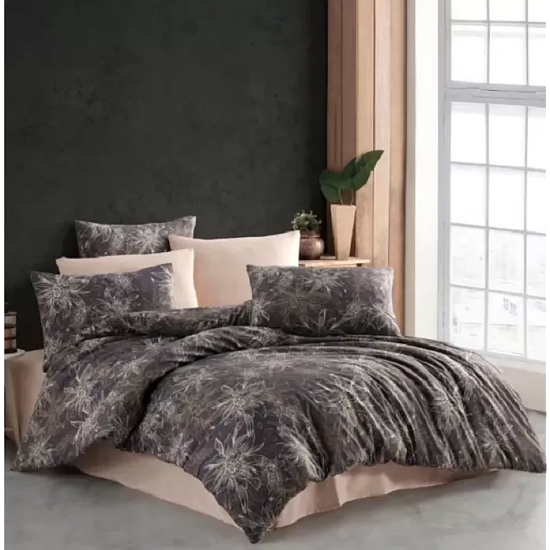 Lenjerie pat dublu Select Studio Casa, Polycotton, Cearceaf pilota 180 x 200 cm, Cearceaf pat 200 x 220 cm, 2 fete de perna 50 x 70 cm, Multicolor