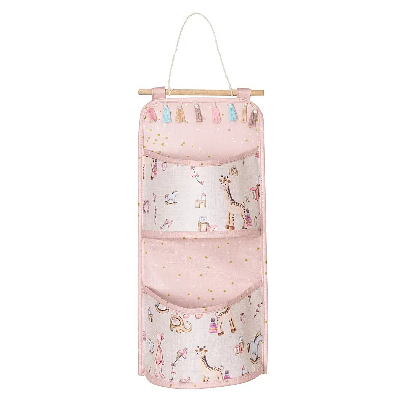 Organizator de Perete Bebe, 2 Compartimente, 20 x 44 cm