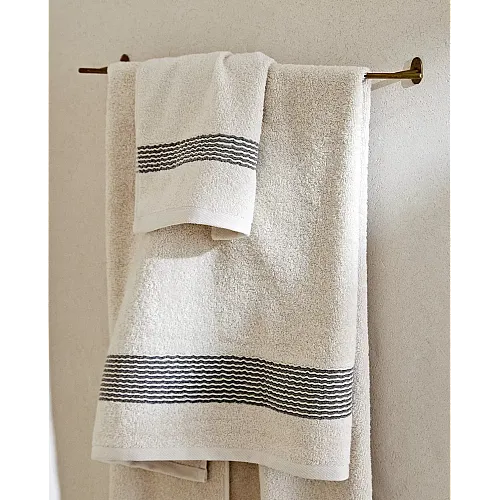 Prosop de baie 40 x 60 cm Studio Casa Stripe, Crem, 450gr/mp.