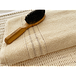 Prosop de baie 70 x 140 cm Studio Casa Shadow, 100% Bumbac, 400 gsm, Crem