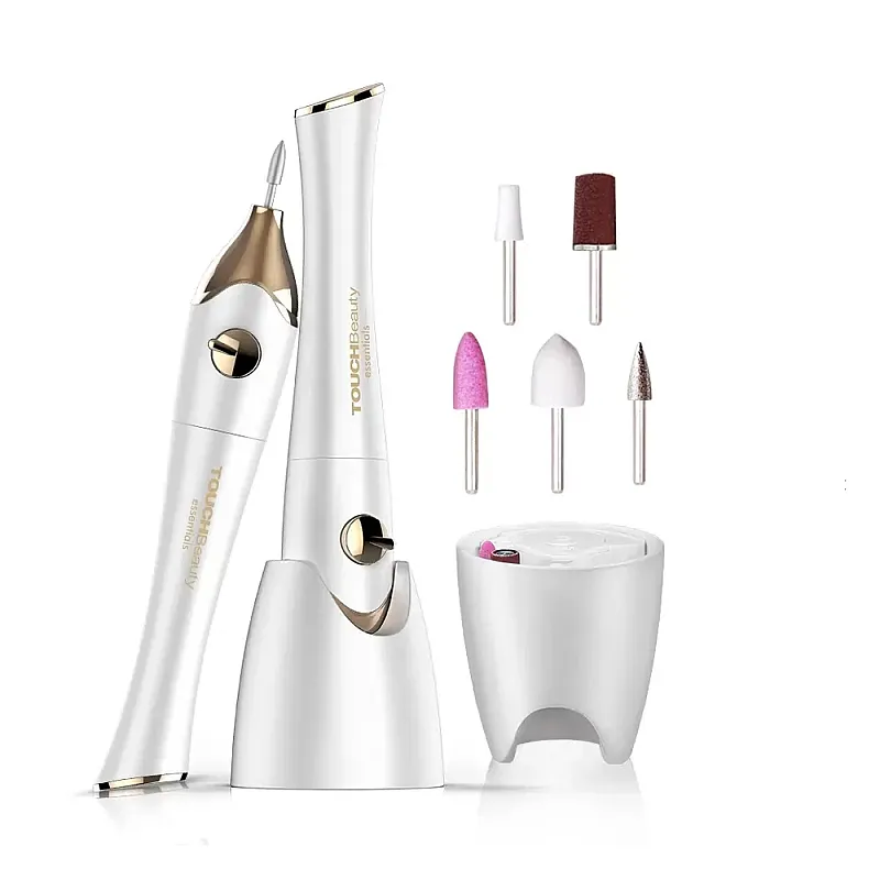 Set de manichiura si pedichiura Ardes Goldye ARMANI01 cu uscator de lac de unghii UV alb
