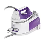 Statie de calcat Braun Carestyle 1 IS1014PU,6 bari, abur variabil 120g/min, jet de abur 360g/min, rezervor 1.5L, talpa Super Ceramic, Alb/Violet