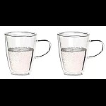 Set 2 Cani thermo ZEN pentru ceai, lapte sau orice bautura rece sau calda, ceai, cafea, lapte, 300ml, DelCaffe