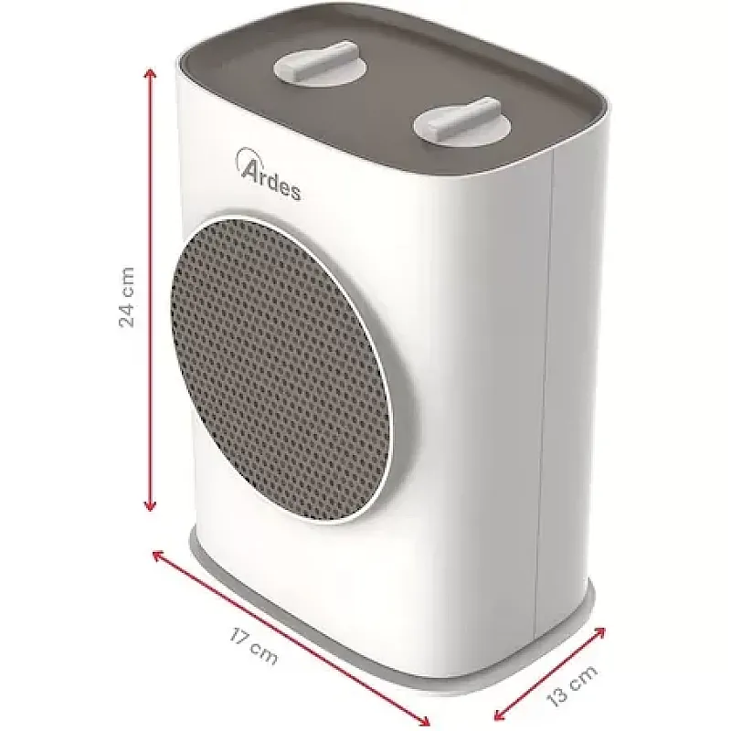Aeroterma ARDES AR4P03, 2 trepte viteza, 1500W, alb