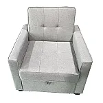 Fotoliu Extensibil CONFORT, stofa gri , dimensiuni 81 x 84 x 85,5 cm, SET B, Smart Living Studio Casa