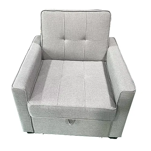 Fotoliu Extensibil CONFORT, stofa gri, dimensiuni 81 x 84 x 85,5 cm, SET B, Smart Living Studio Casa