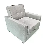 Fotoliu Extensibil CONFORT, stofa gri , dimensiuni 81 x 84 x 85,5 cm, SET B, Smart Living Studio Casa