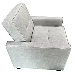 Fotoliu Extensibil CONFORT, stofa gri , dimensiuni 81 x 84 x 85,5 cm, SET B, Smart Living Studio Casa