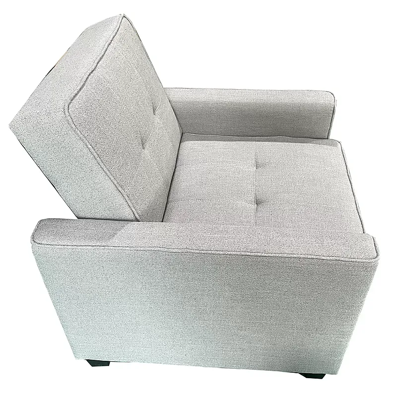 Fotoliu Extensibil CONFORT, stofa gri , dimensiuni 81 x 84 x 85,5 cm, SET B, Smart Living Studio Casa