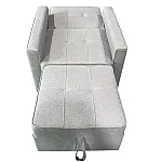 Fotoliu Extensibil CONFORT, stofa gri , dimensiuni 81 x 84 x 85,5 cm, SET B, Smart Living Studio Casa