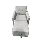 Fotoliu Extensibil CONFORT, stofa gri , dimensiuni 81 x 84 x 85,5 cm, SET B, Smart Living Studio Casa