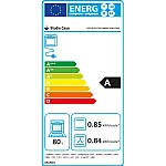Pachet Cuptor electric incorporabil Studio Casa Ambra Nero FE808, 8 functii, Ventilator, Timer digital, 80 l, Grill electric, Clasa energetica A, Sticla neagra + Plita pe gaz Studio Casa PG660 ISEO Black, 4 arzatoare gaz - Studiocasa.ro